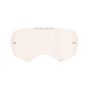 "Alpinestars Supertech light orange-brown-afterburn" akiniams skirtas pleksikas