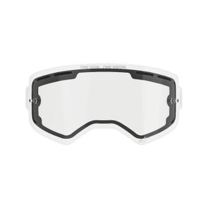 Pleksiglas "Alpinestars Supertech" dvigubas stiklas nuo rūko, skaidrus