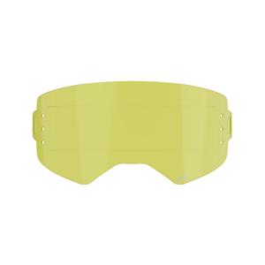 "Alpinestars Supertech" akinių pleištinis stiklas, skirtas "roll-off" sistemai, geltonas