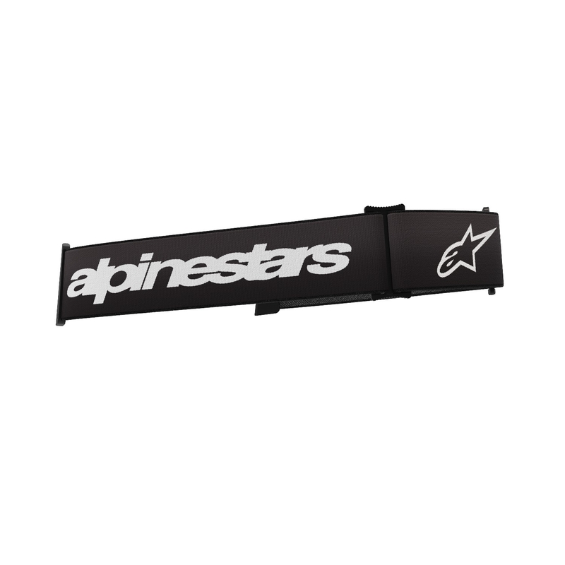 "Alpinestars Supertech/Vision 8" juodai baltas akinių dirželis