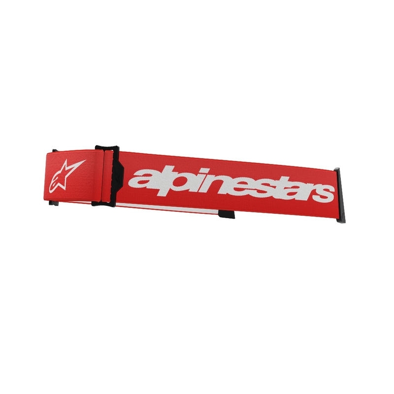 "Alpinestars Supertech/Vision 8" akinių dirželis raudonos ir baltos spalvos