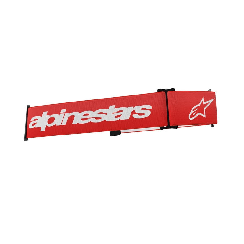 "Alpinestars Supertech/Vision 8" akinių dirželis raudonos ir baltos spalvos