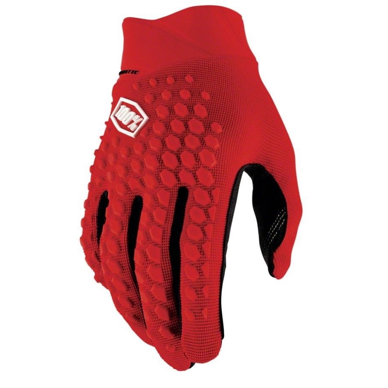 Motokroso pirštinės 100% Geomatic red