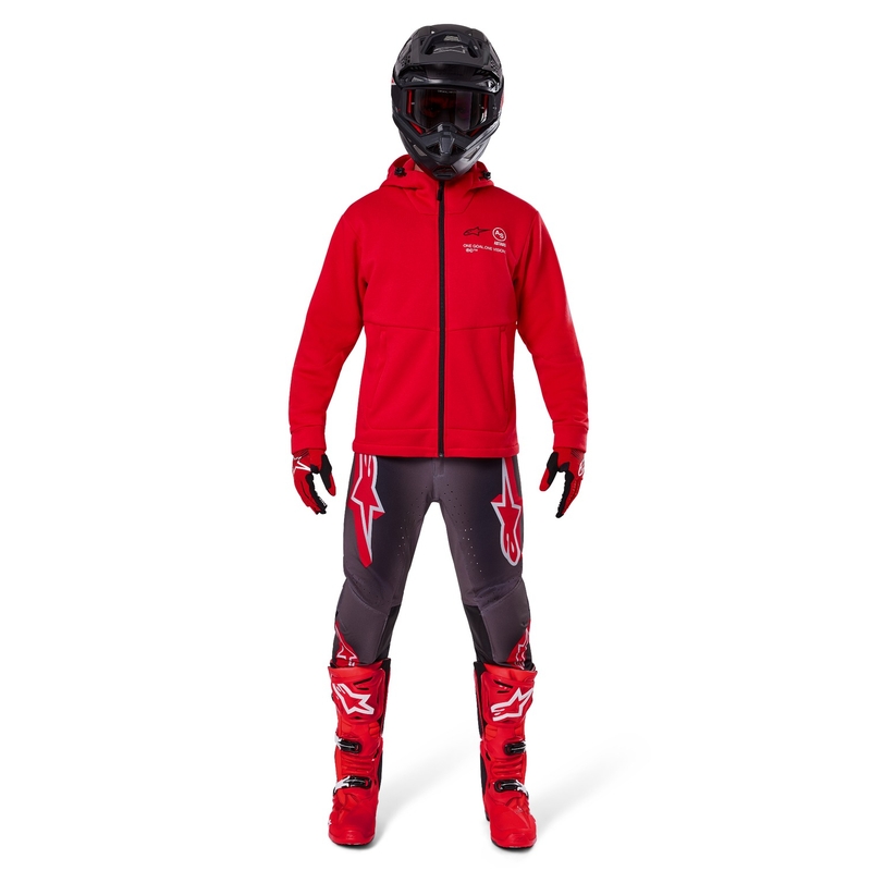 Alpinestars Racer MX Fleece raudona