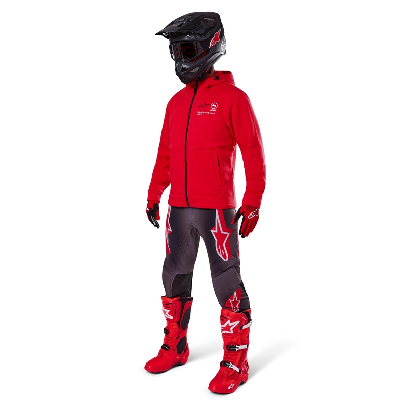 Alpinestars Racer MX Fleece raudona