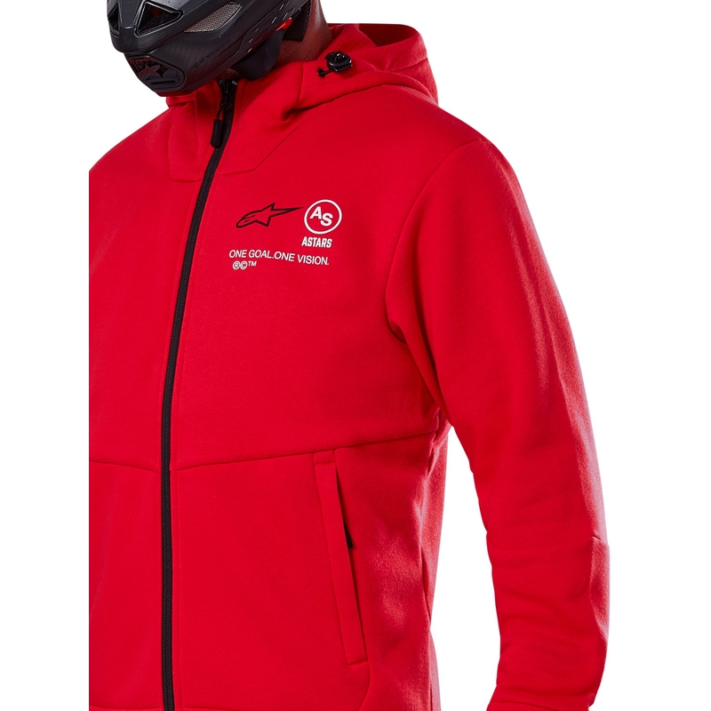 Alpinestars Racer MX Fleece raudona