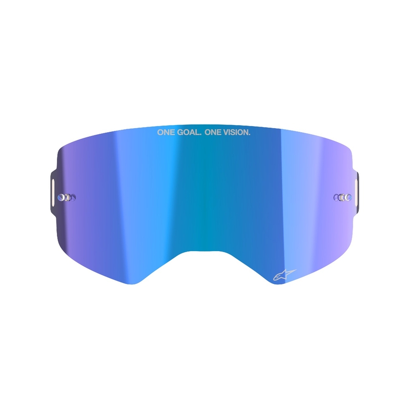 Alpinestars Supertech Absolute Vision™ akinių pleksiglasas, veidrodinis, mėlynas
