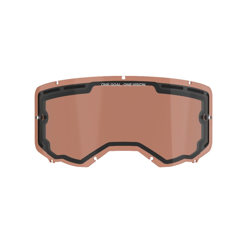 Pleksiglas Alpinestars Vision 8/5/3 dvigubas antifog oranžinis rudas afterburn
