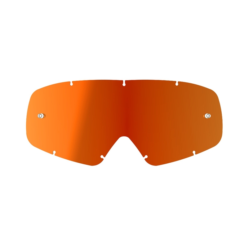 "Alpinestars Vision Youth" veidrodiniai raudoni vaikiški plexi akiniai