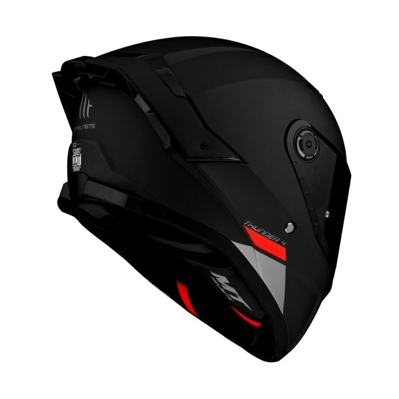 Uždaras motociklo šalmas MT FF118SV Thunder 4 SV juodas matinis - II kokybės - II. kokybė