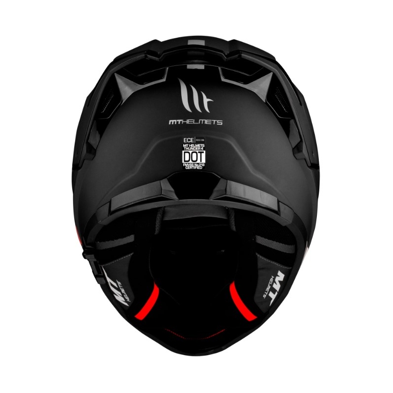 Uždaras motociklo šalmas MT FF118SV Thunder 4 SV juodas matinis - II kokybės - II. kokybė