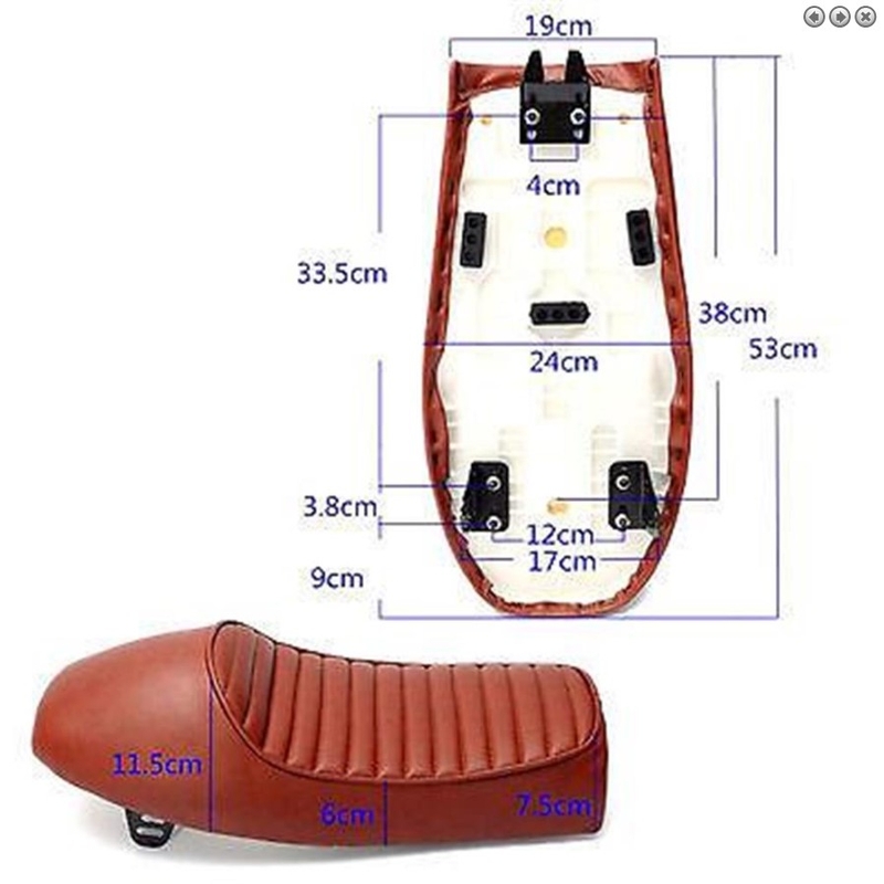 Univerzální sedák na moto R-TECH Cafe Racer Racing