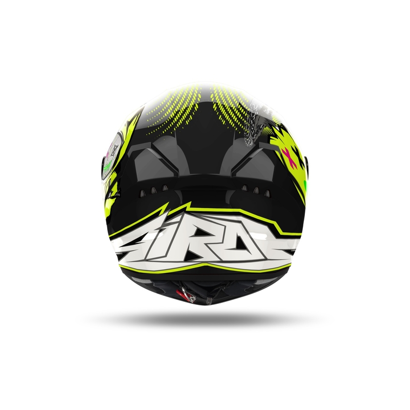 Integruotas motociklininko šalmas Airoh CONNOR Gamer black-grey-fluo yellow