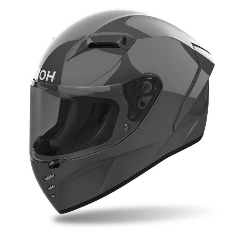Integruotas motociklininko šalmas Airoh CONNOR Tamsiai pilka spalva