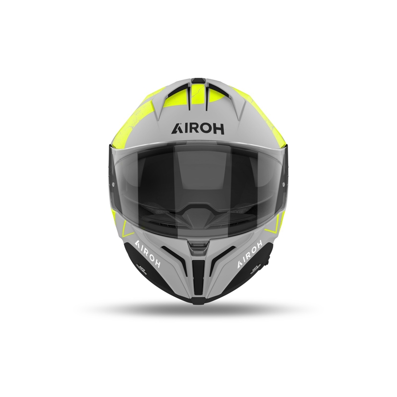 Integrální helma na motorku Airoh MATRYX Scope matná žlutá