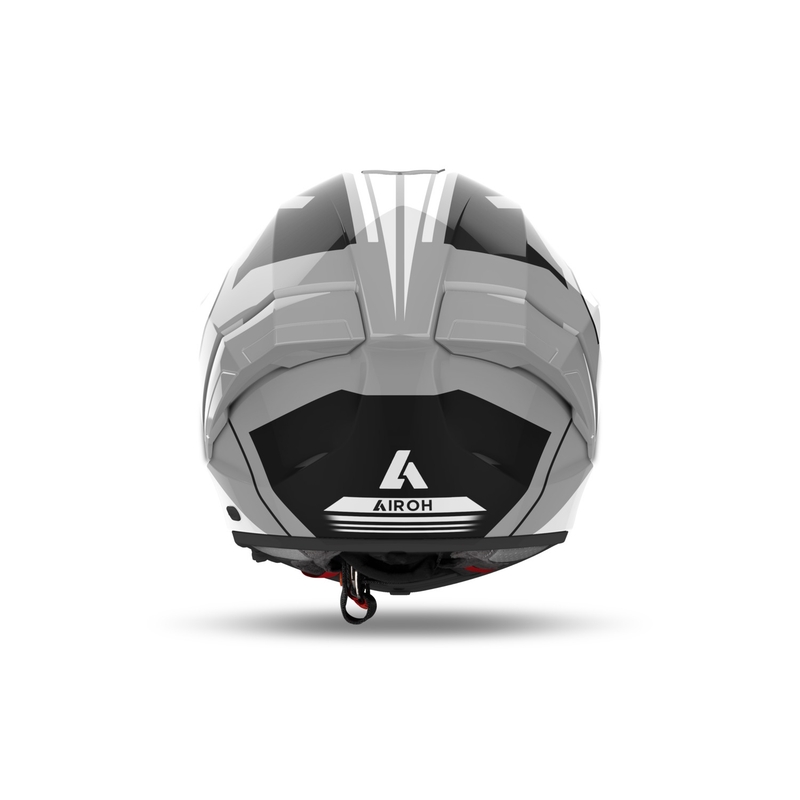 Integruotas motociklininko šalmas Airoh MATRYX Thron baltas