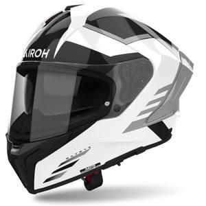 Integruotas motociklininko šalmas Airoh MATRYX Thron baltas