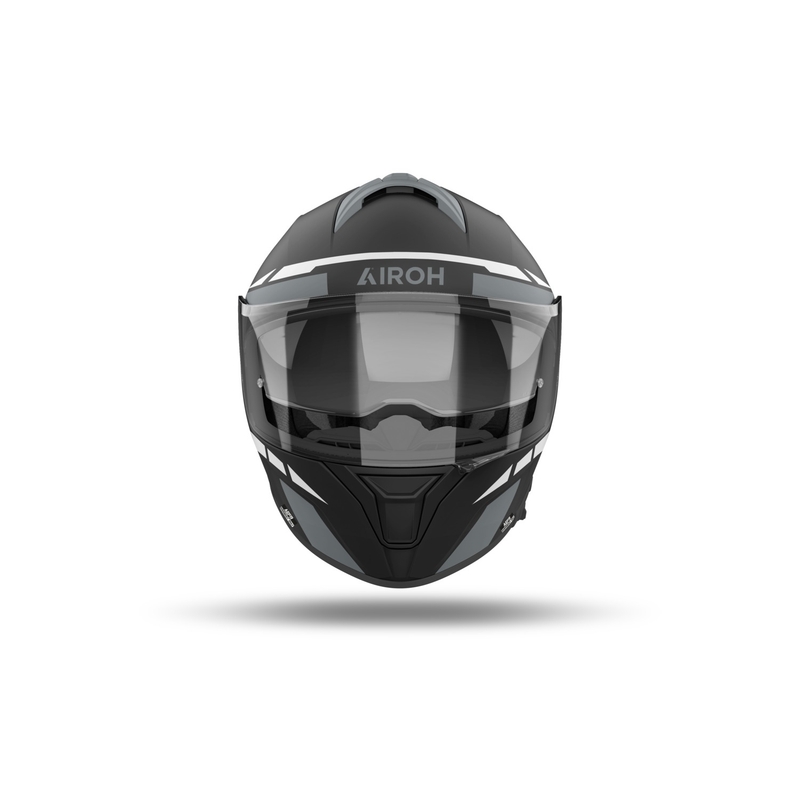 Integruotas motociklininko šalmas Airoh SPARK 2 Spinner matinis pilkas