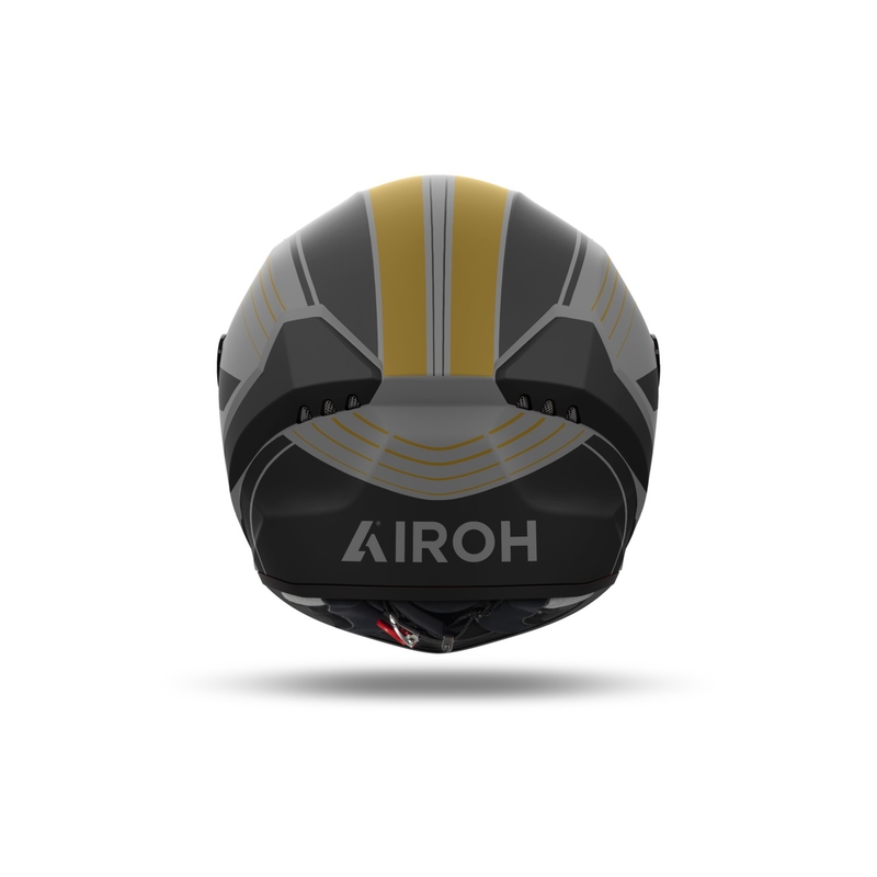 Integruotas motociklininko šalmas Airoh CONNOR Achieve matinio aukso spalvos