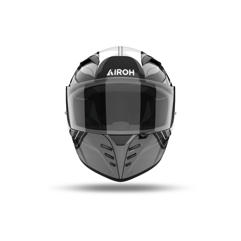Integruotas motociklininko šalmas "Airoh CONNOR Dunk" blizgiai juodas