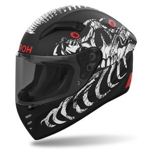 Integruotas motociklininko šalmas Airoh CONNOR Myth matinės juodos spalvos