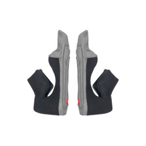 Vidinės skruostų pagalvėlės "Airoh CONNOR" šalmams juodai pilkos spalvos