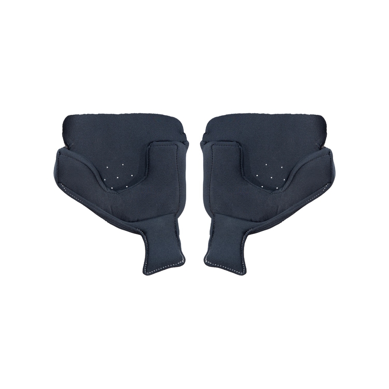 Vidinės skruostų pagalvėlės šalmams "Airoh J110" juodos spalvos