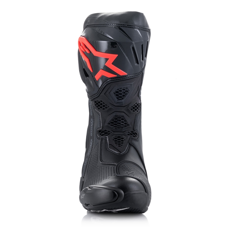 "Alpinestars Supertech R" juodai-baltai-raudonai-gelsvi motociklininko batai