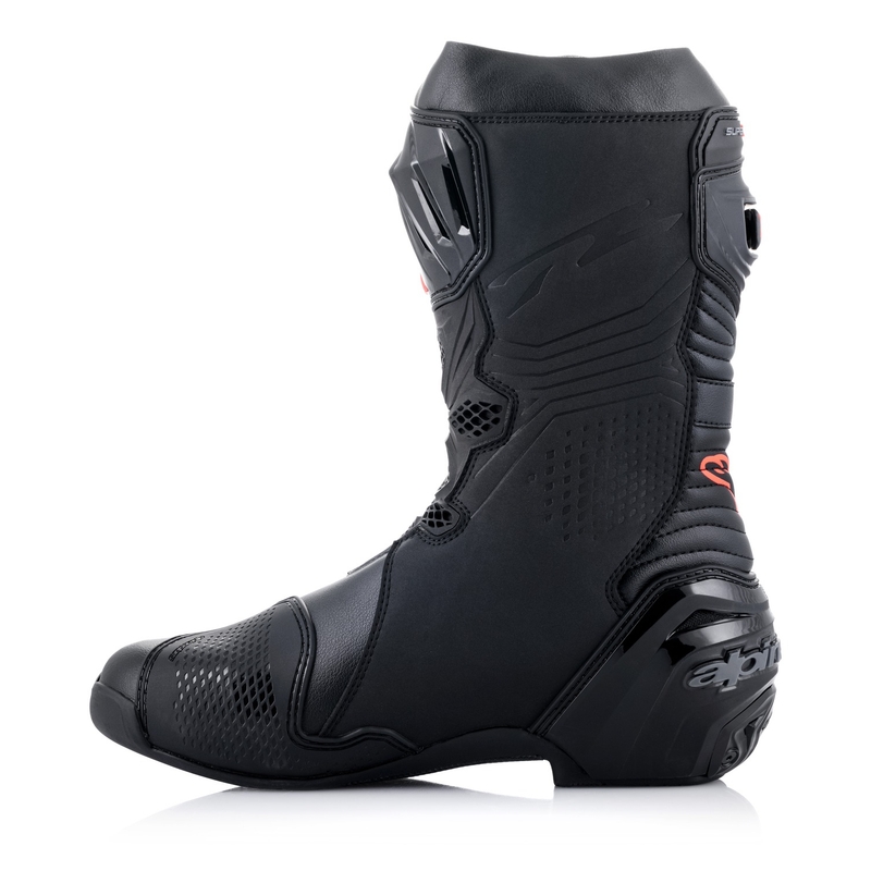 "Alpinestars Supertech R" juodai-baltai-raudonai-gelsvi motociklininko batai