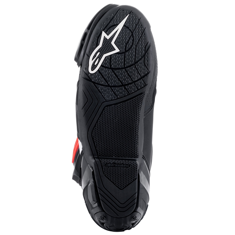 "Alpinestars Supertech R" juodai-baltai-raudonai-gelsvi motociklininko batai