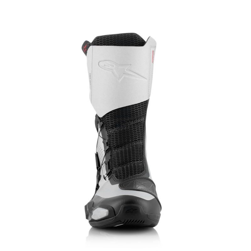 Alpinestars SP-X BOA motociklininko batai juodos ir sidabrinės spalvos
