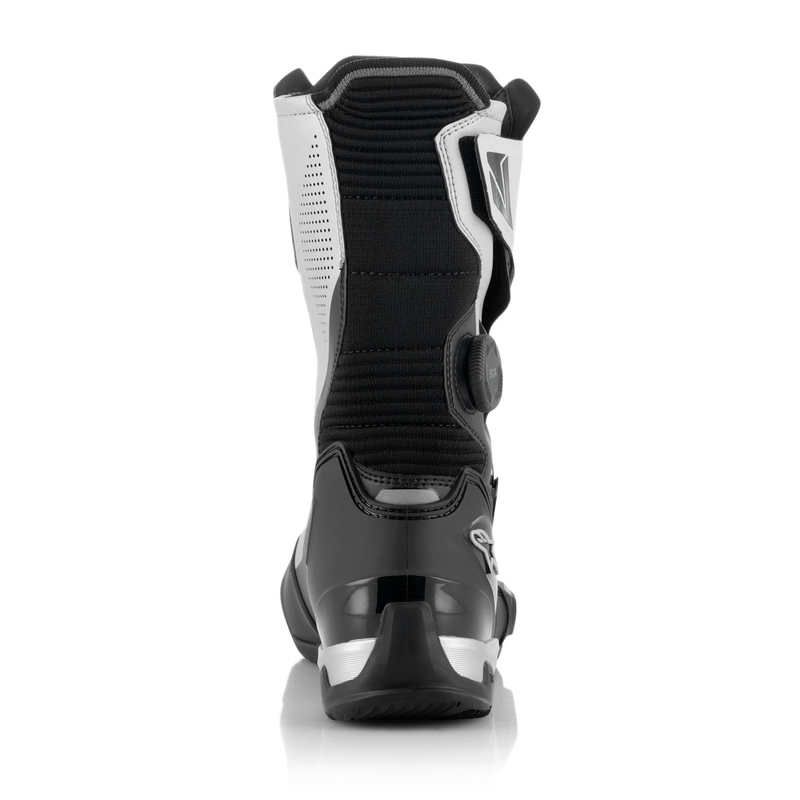 Alpinestars SP-X BOA motociklininko batai juodos ir sidabrinės spalvos