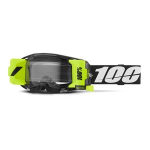 Motokroso akiniai 100% ARmatic Forecast juodi su skaidriu stiklu
