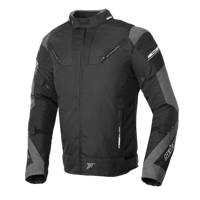 Motociklininko striukė SEVENTY DEGREES SD-JR69 black-grey