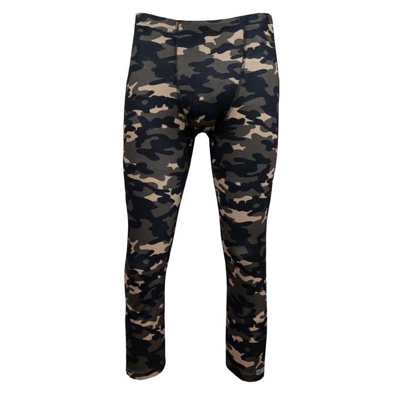 Šiluminės kelnaitės nanosilver® 3/4 camo olive green