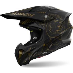 Motokroso šalmas Airoh Twist 3 Titan matinis