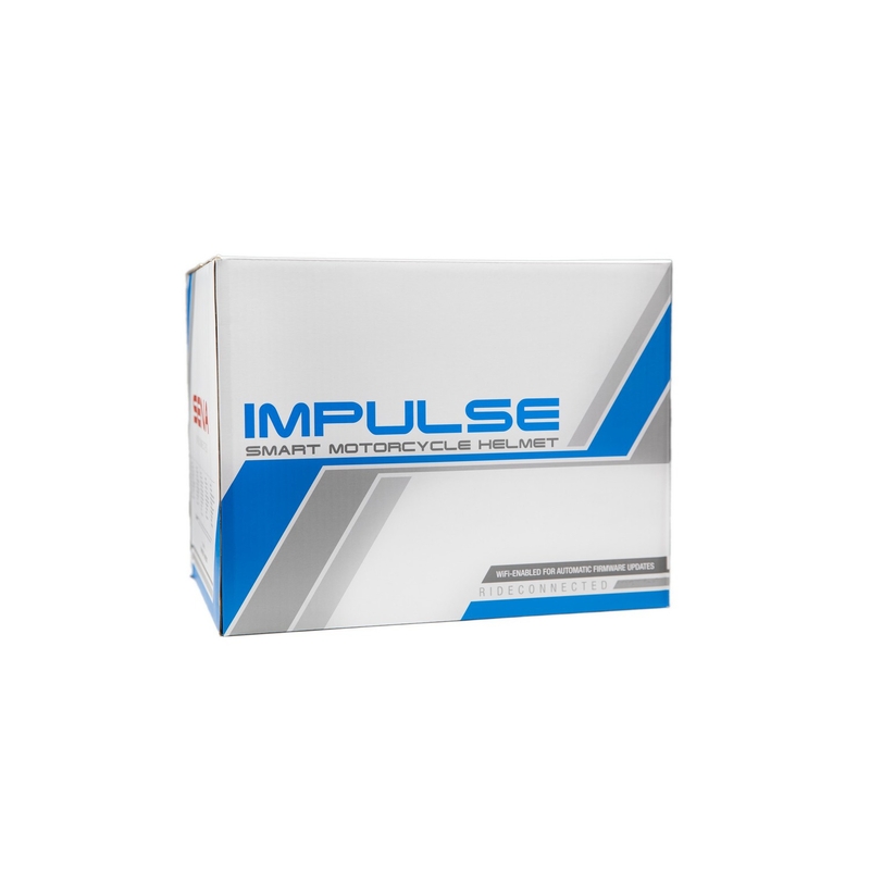 Vyklápěcí přilba na motorku SENA s Mesh headsetem Impulse bílá lesklá