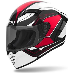 Integruotas motociklininko šalmas "Airoh CONNOR Dunk" blizgus raudonas