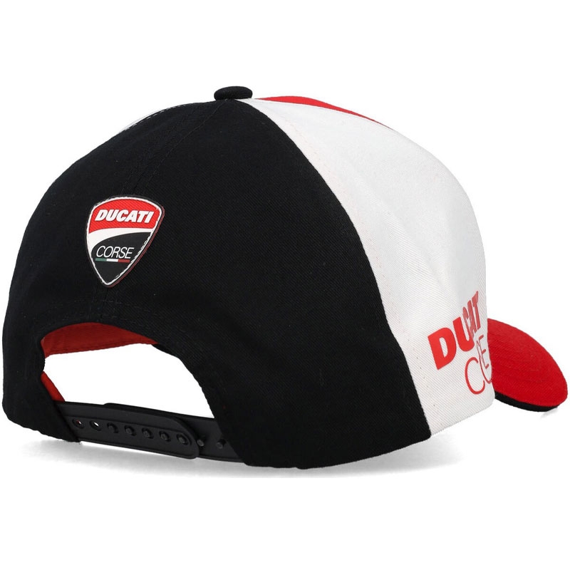 Ducati snapback kepurė raudona-balta-juoda