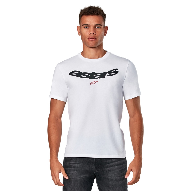 Marškinėliai Alpinestars Elliptic CSF white