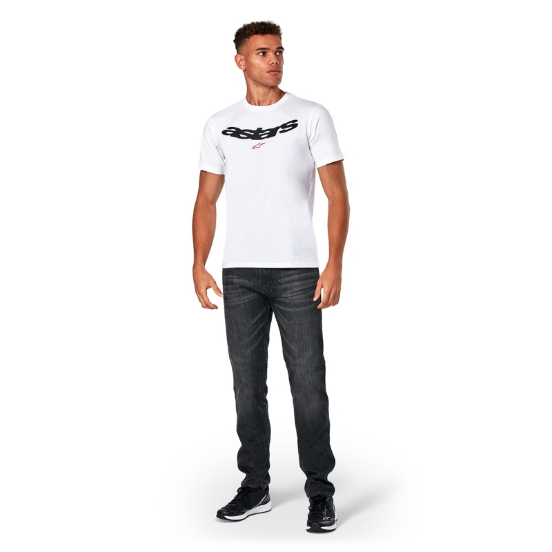 Marškinėliai Alpinestars Elliptic CSF white