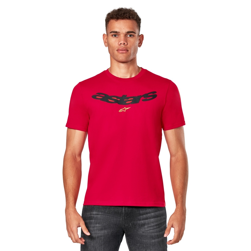 Marškinėliai Alpinestars Elliptic CSF red