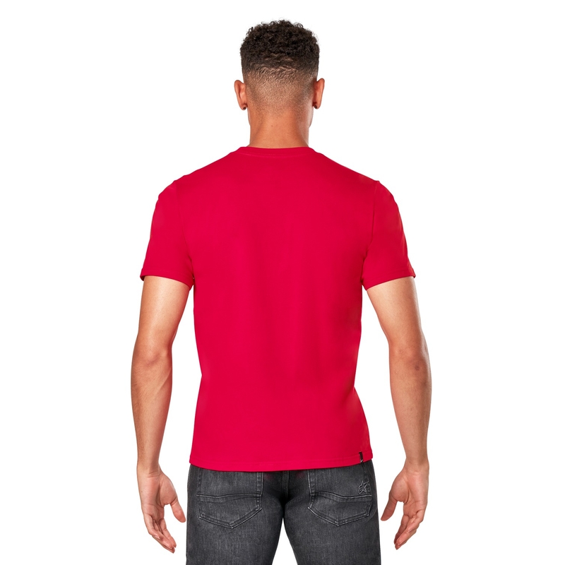 Marškinėliai Alpinestars Elliptic CSF red