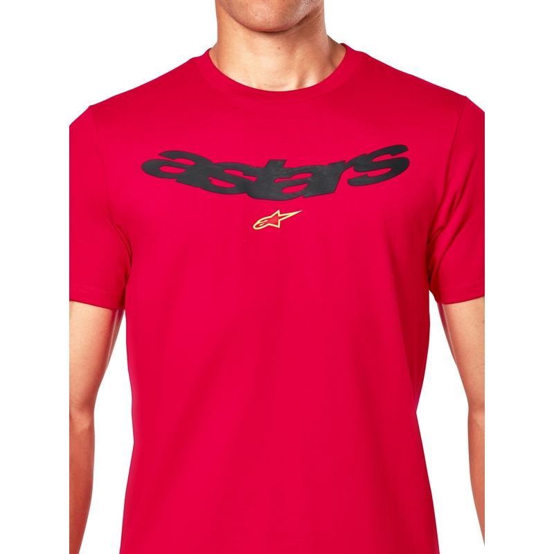 Marškinėliai Alpinestars Elliptic CSF red