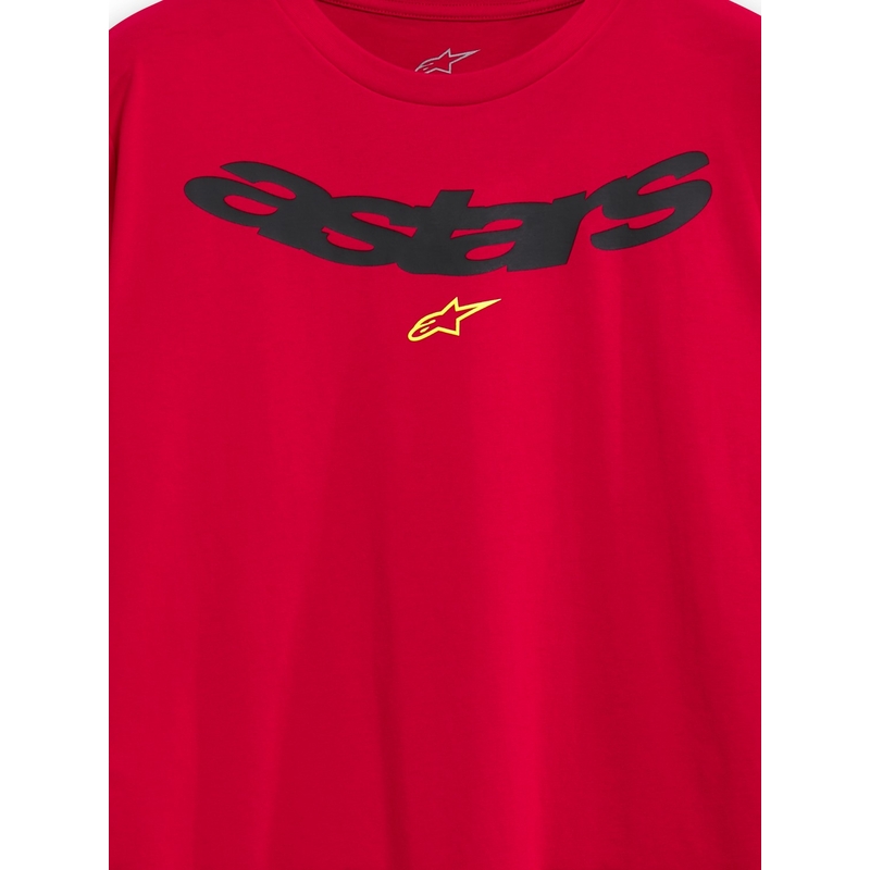 Marškinėliai Alpinestars Elliptic CSF red