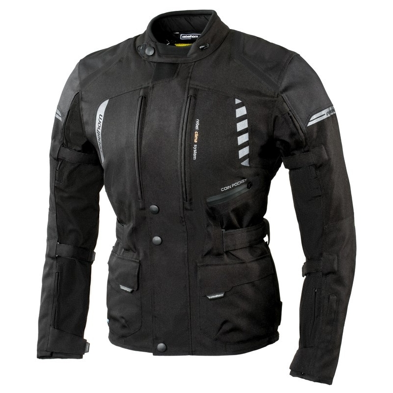 Moto kostiumas Rebelhorn Hiker II black išpardavimas