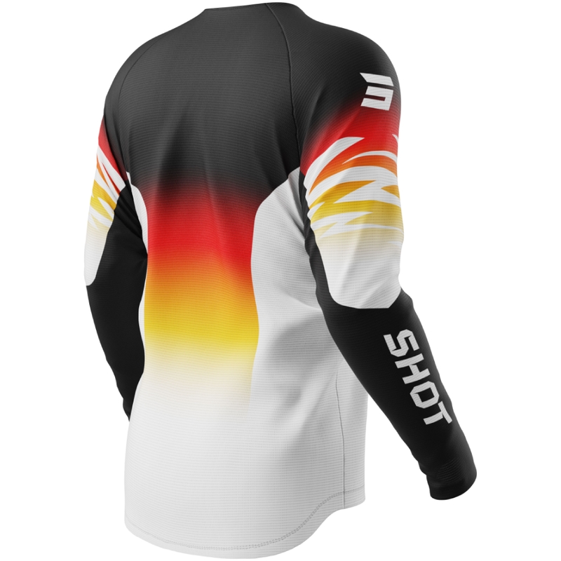 Vaikiški motokroso marškinėliai Shot Draw X-Trem orange