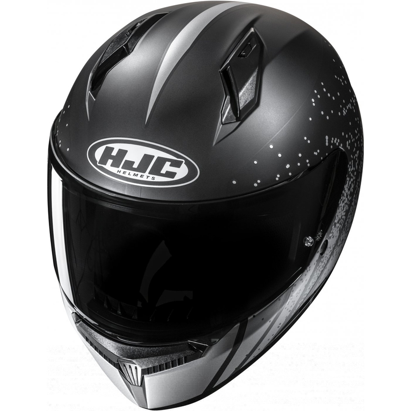 Integruotas motociklininko šalmas HJC C10 Haven MC5SF juodai pilkas