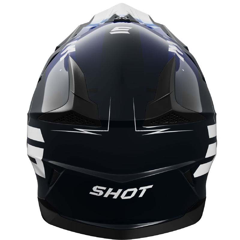 Dětská motokrosová helma Shot Pulse X-Trem modrá