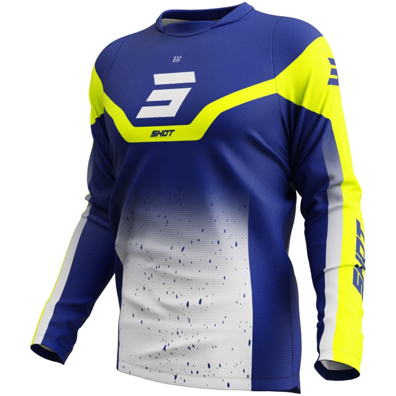Motokroso marškinėliai Shot Devo Blast blue
